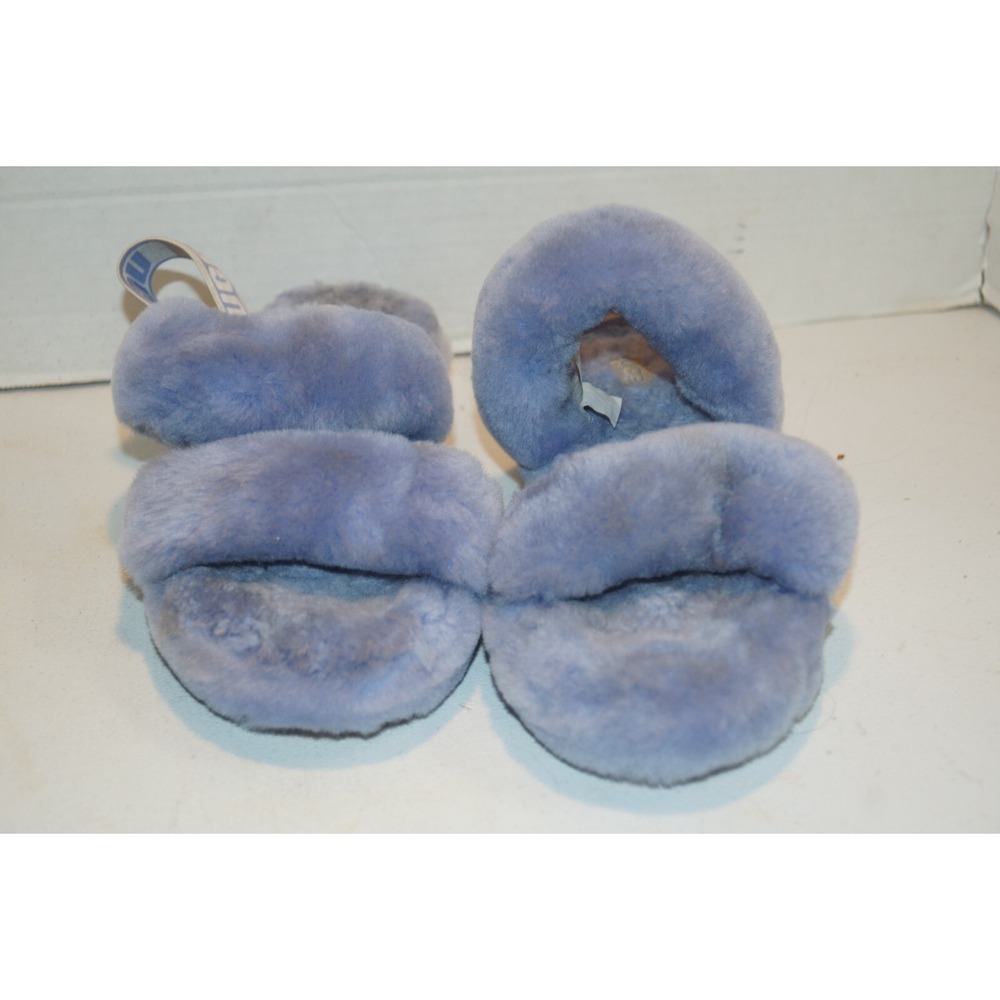 UGG Women's Purple Oh Yeah Slide Slipper Sandals Sheepskin‎ Size 8